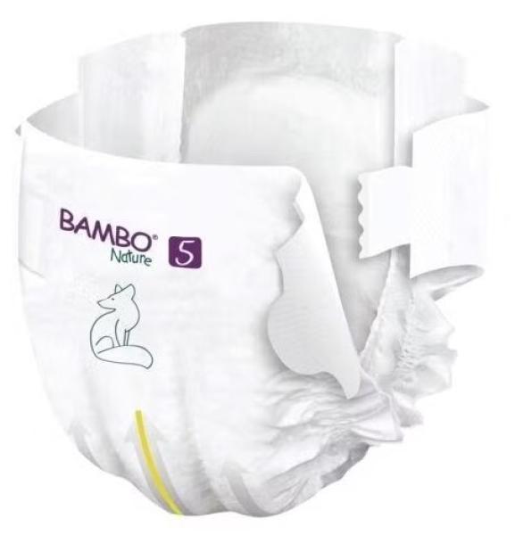 Bambo Nature Babywindel S Gr. 5, 12 - 18 kg, 44 Stk.